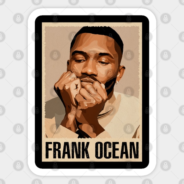 Futuristic Feels A Glimpse Into Frank Ocean's Universe Sticker by Iron Astronaut